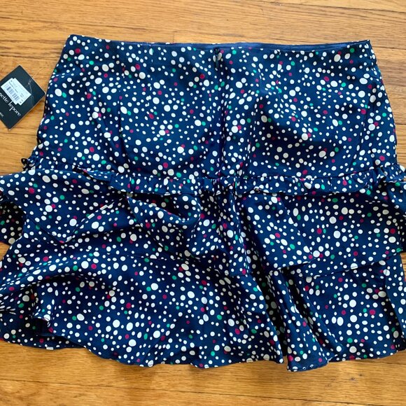 Nanette Lepore Whisked Away Silk Tiered Ruffle Mini Skirt 8 - Picture 5 of 6